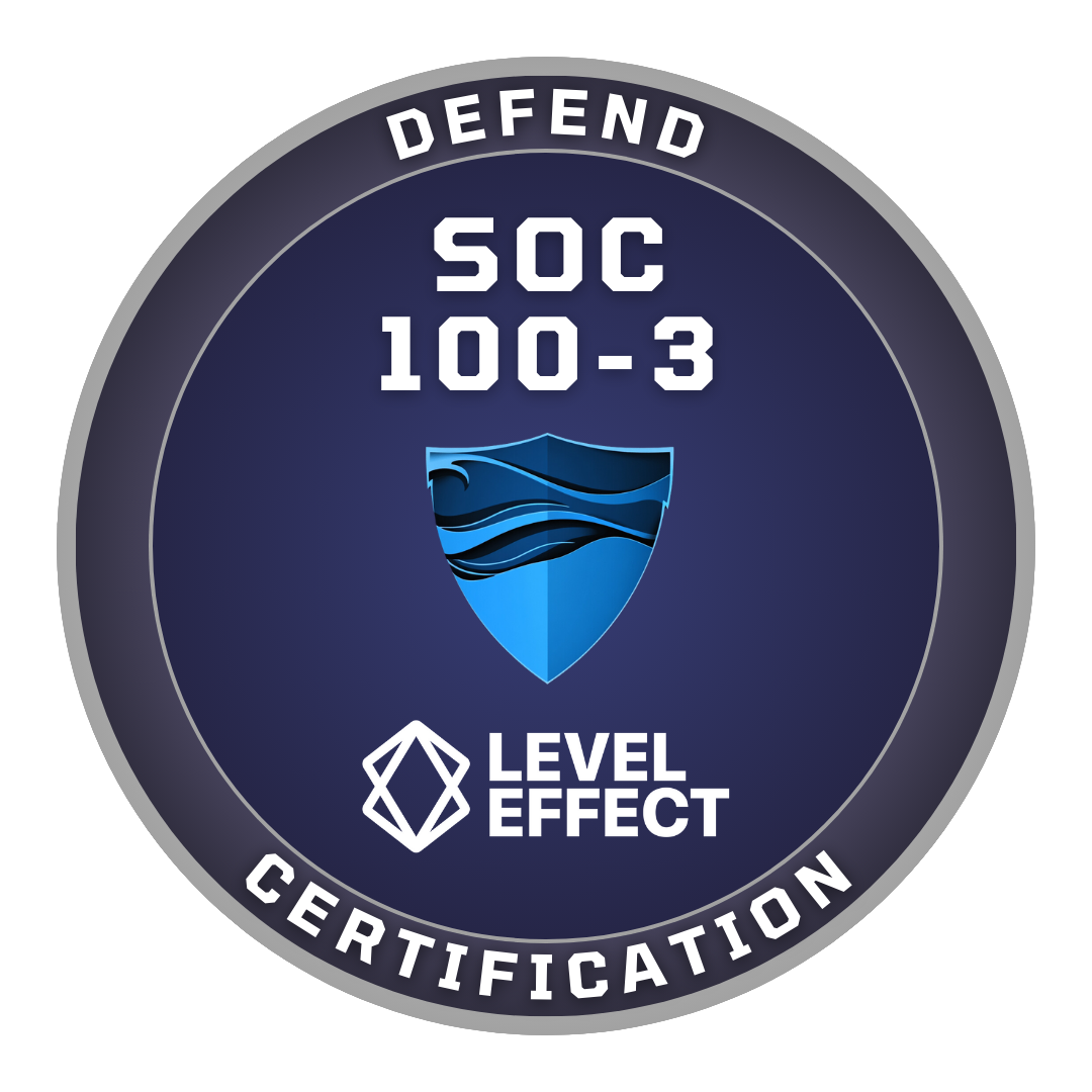 SOC100-3 44 Badge Transp